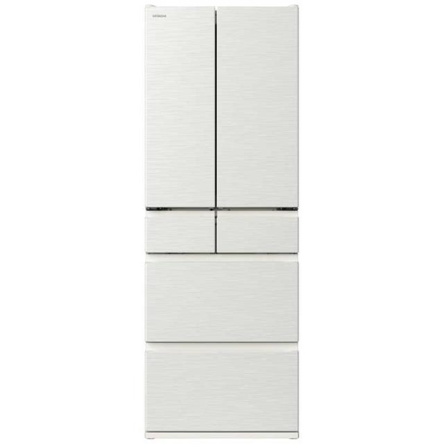 日立　HITACHI　冷蔵庫 6ドア 485L フレンチドア(観音開き) Hタイプ まんなか冷凍 ひろｉｎ冷凍プラス 幅65cm ピュアホワイト　R-H49X-W（標準設置無料）