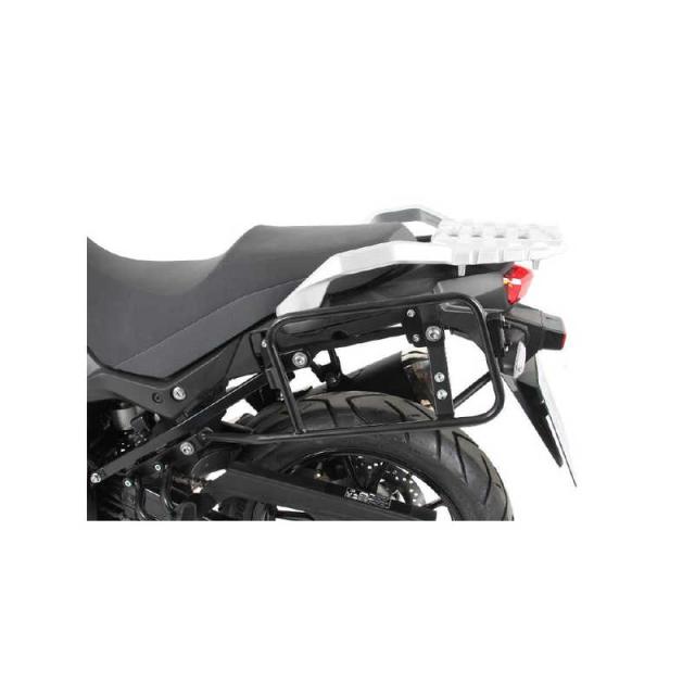 ヘプコアンドベッカー　サイドキャリア Lock-it ブラック V-Strom650/XT 17-23　6503534-0001