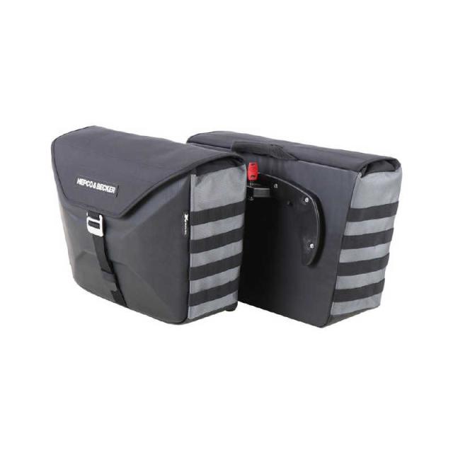 ヘプコアンドベッカー　サイドバッグ Xトラベル C-Bowサイドキャリア用 左右セット ブラック　640632-0001