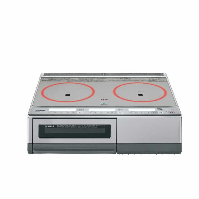 パナソニック　Panasonic　据置2口IH シングル(右IH)オールメタル対応200V据置 [60cm幅/IH2口/単相200V]　KZ-KM22E ウォームシルバー/シルバーの通販は