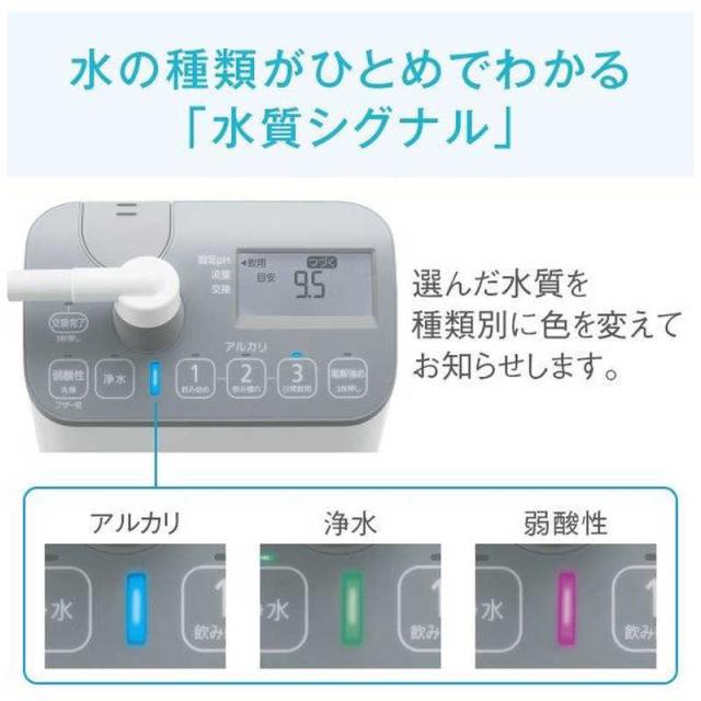 パナソニック Panasonic アルカリイオン整水器 TK-AS47-Hの通販はau