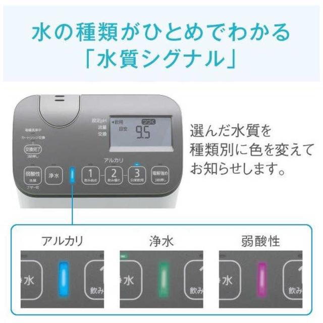 パナソニック Panasonic アルカリイオン整水器 TK-AS48-Sの通販はau 