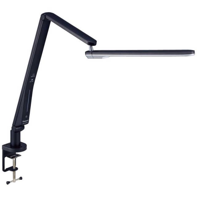パナソニック　Panasonic　LEDデスクスタンド クランプタイプ ブラック仕上×シルバー (昼白色)　SQ-LC570-K