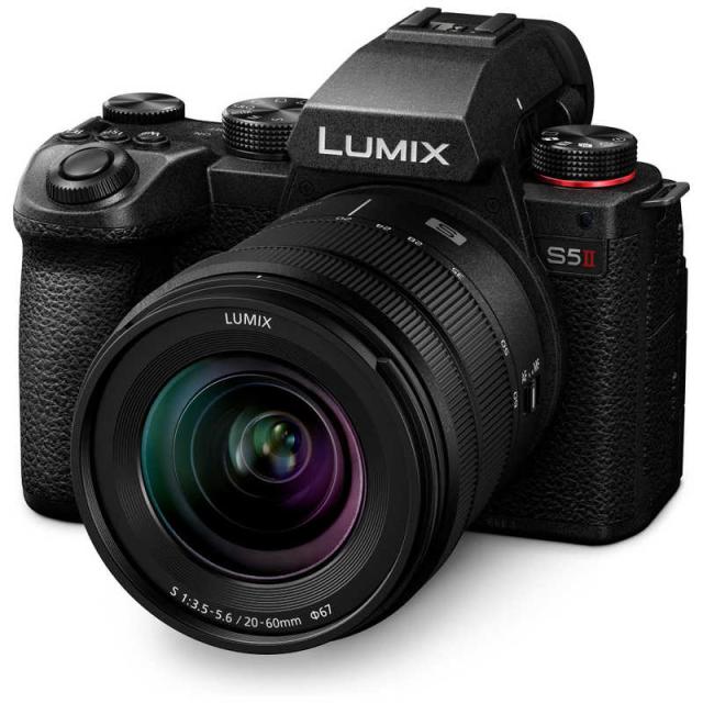 パナソニック　Panasonic　ミラーレス 一眼 カメラズームレンズキット　LUMIX S5II 標準ズームレンズキット DC-S5M2K ブラック
