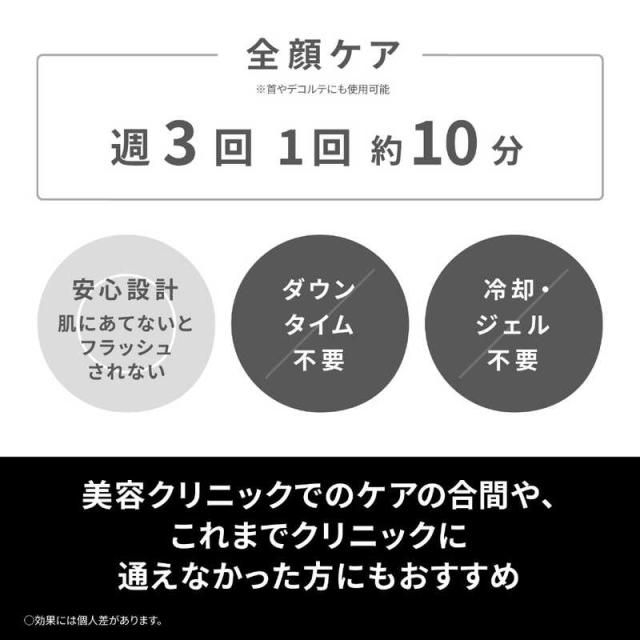 パナソニック　Panasonic　光美顔器 フォト ブライトショット ホワイト[LED美顔器/国内・海外対応]　EH-SL85-W_7
