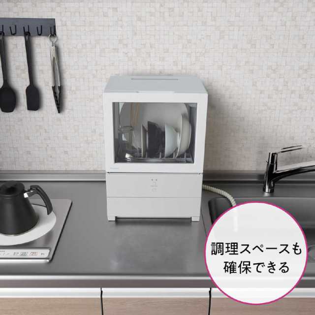 パナソニック Panasonic 食器洗い乾燥機 SOLOTA（ソロタ）ホワイト [1