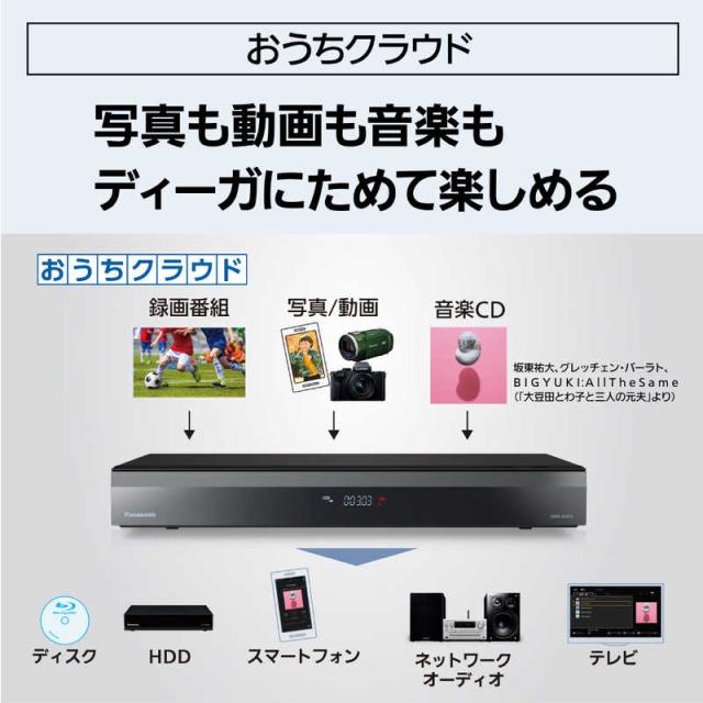 パナソニック　Panasonic　ブルーレイレコーダー DIGA [ 3TB / 全自動録画対応 ]　DMR-2X303