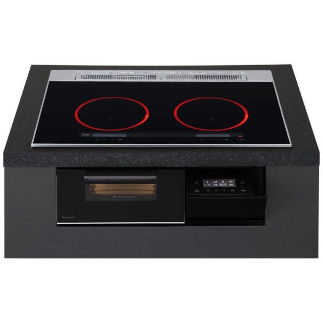パナソニック　Panasonic　ビルトインIHクッキングヒーター Aシリーズ [75cm幅 2口IH] ジェットブラック(宅配商品)　KZ-CA17WK