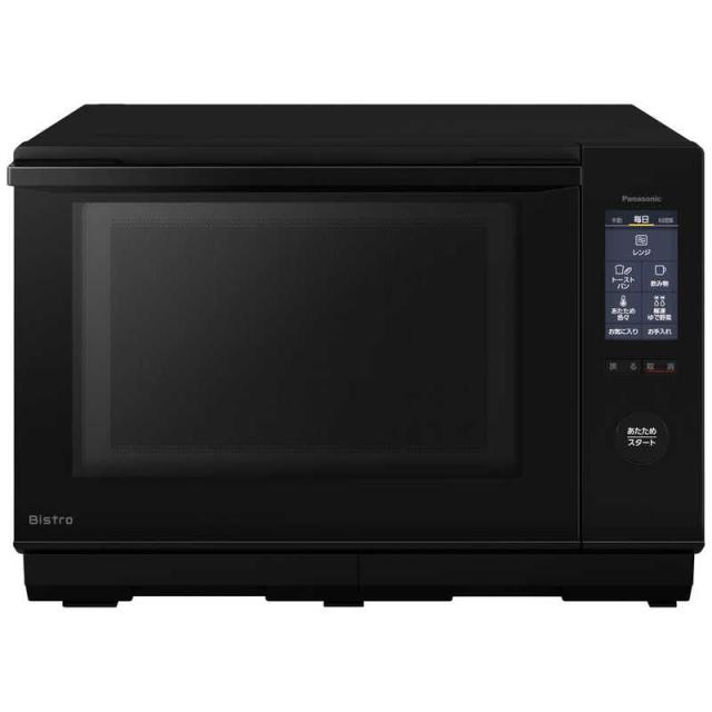 パナソニック　Panasonic　スチームオーブンレンジ 25L フラット Bistro(ビストロ) 両面グリル カラータッチ液晶 ブラック　NE-BS6C-K_2