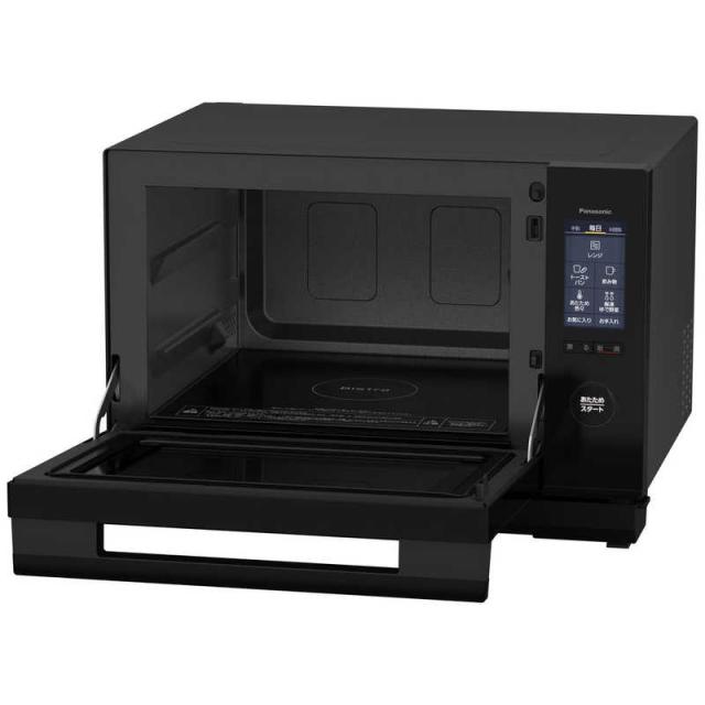 パナソニック　Panasonic　スチームオーブンレンジ 25L フラット Bistro(ビストロ) 両面グリル カラータッチ液晶 ブラック　NE-BS6C-K_3