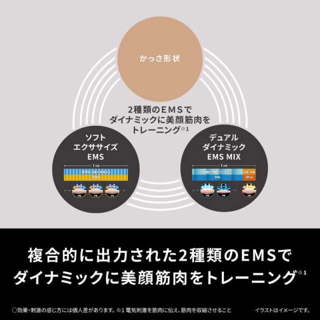 パナソニック　Panasonic　リフトケア美顔器 バイタリフト かっさ［EMS美顔器/国内・海外対応］ブラック　EH-SP86-K_6