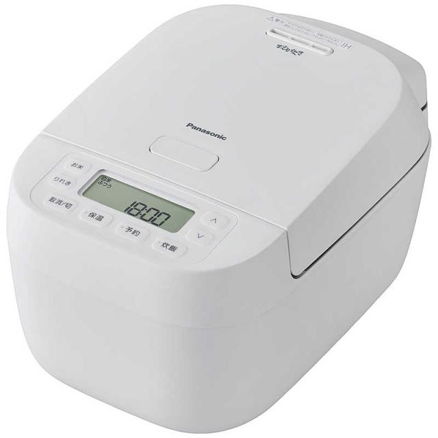 パナソニック　Panasonic　炊飯器 5.5合 おどり炊き 可変圧力IHジャー 備長炭釜 ホワイト　SR-N310D-W