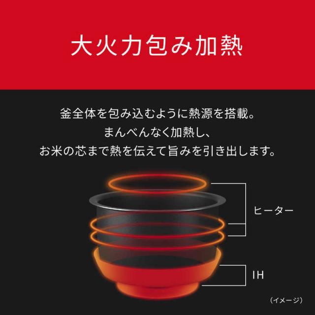 パナソニック Panasonic 炊飯器 5.5合 IHジャー 備長炭釜 ホワイト SR