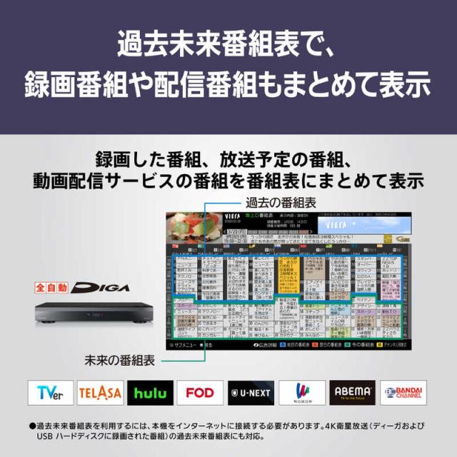 パナソニック　Panasonic　液晶テレビ VIERA ビエラ [ 55V型 / 4K対応 / 4Kチューナー内蔵 / YouTube対応 ]　TV-55W95B（標準設置無料）_13
