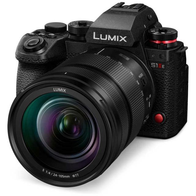 パナソニック　Panasonic　ミラーレス一眼カメラ LUMIX S1IIE 標準ズームSレンズキット ［ ズームレンズ ］ ブラック　DC-S1M2ESM 216,500円