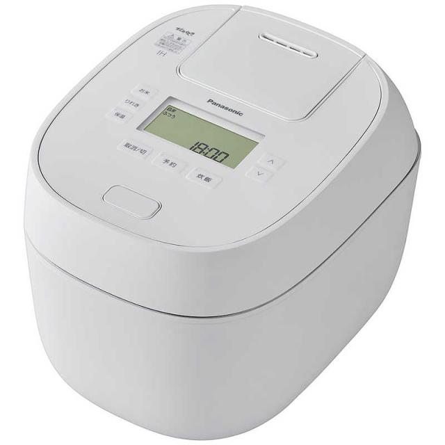パナソニック　Panasonic　炊飯器 1升 おどり炊き 可変圧力IHジャー ダイヤモンド竃釜 ホワイト　SR-N518D-W