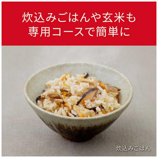 パナソニック　Panasonic　炊飯器 5.5合 Wおどり炊き 可変圧力IHジャー ビストロ匠技AI ライトグレージュ　SR-X710D-H_9