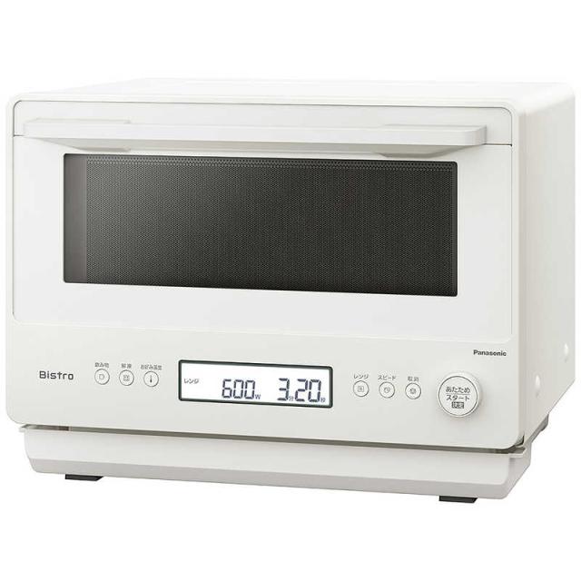 パナソニック　Panasonic　電子レンジ 26L フラット Bistro ビストロ ヘルツフリー オフホワイト　NE-FB2D-W