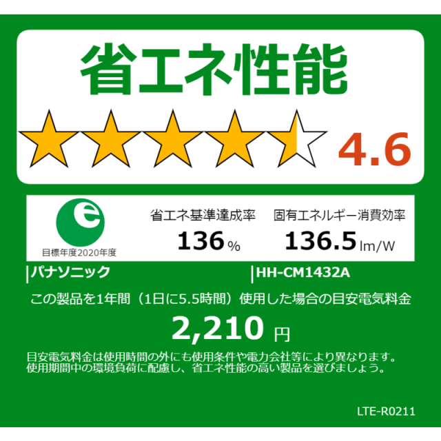 パナソニック　Panasonic　LED照明 シーリングライト 14畳 調光 調色 高効率タイプ スタンダードシリーズ ウッドテイスト リモコン付属　HH-CM1432A_1