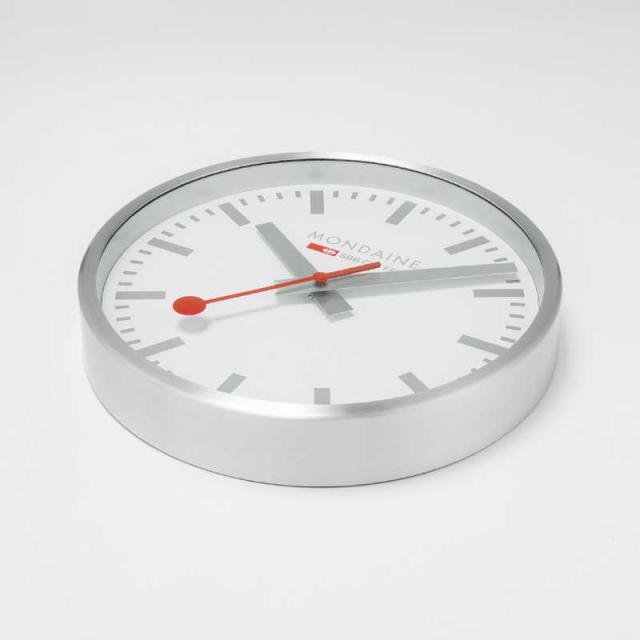MONDAINE　モンディーン 掛け時計 ウォールクロック 25cm シルバー　A990.CLOCK.18SBV_2