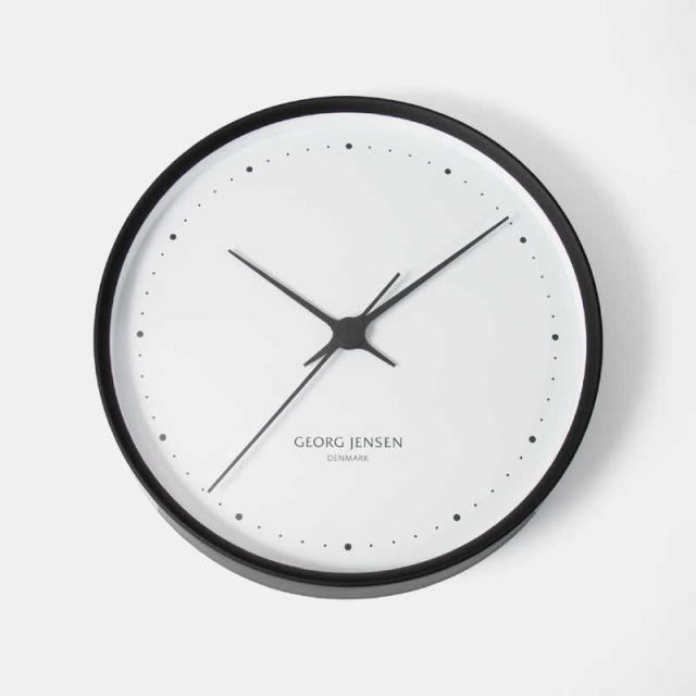 GEORGJENSEN　GEORG JENSEN ジョージ・ジェンセン 掛け時計 KOPPEL コッペル ウォールクロック 30cm ブラック　10015900