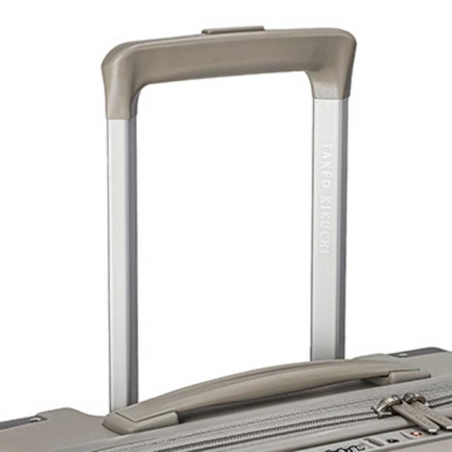 TAKEOKIKUCHI　スーツケース フレームタイプ ホールロック エキスパンダブル機能 グレージュ [TSAロック搭載 /37L /2泊〜3泊]　TK-SSC001 TAKEOKIKUCHI スーツケース フレームタイプ ホールロック エキスパン
