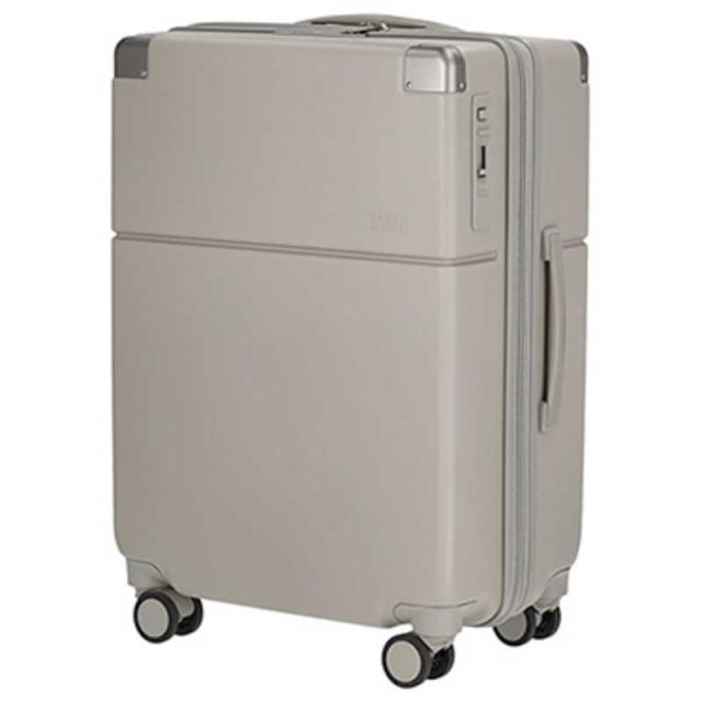 TAKEOKIKUCHI　スーツケース フレームタイプ ホールロック エキスパンダブル機能 グレージュ [TSAロック搭載 /55L /3泊〜5泊]　TK-SSC002