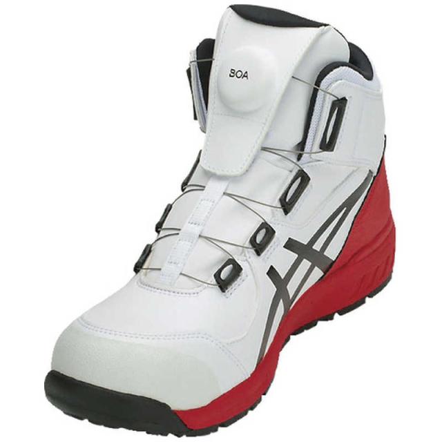 アシックス　ウィンジョブCP304 BOAホワイト/ブラック 25.5cm　1271A030.10025.5