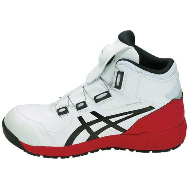 アシックス　ウィンジョブCP304 BOAホワイト/ブラック 25.5cm　1271A030.10025.5