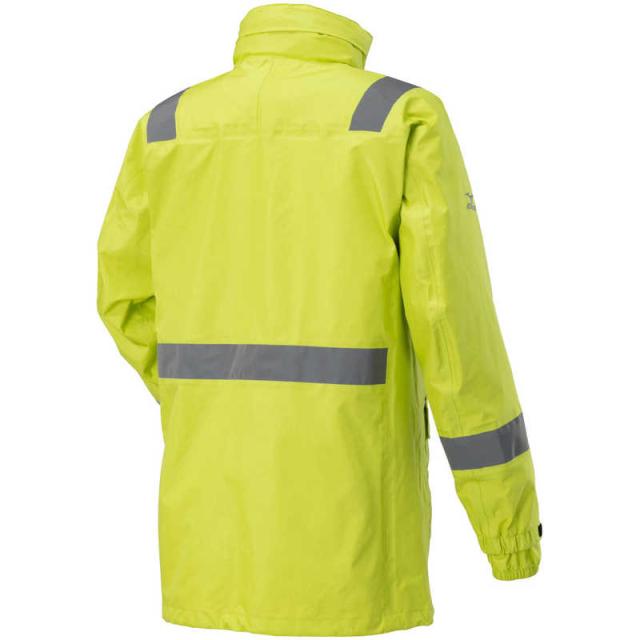 ミズノ ベルグテックEXレインジャケット［ユニセックス］ L 37：ライム