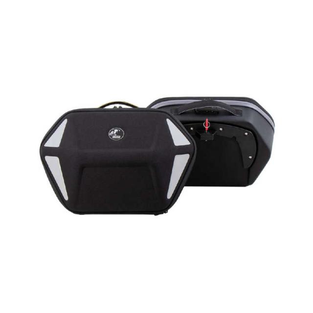 ヘプコアンドベッカー　サイドバッグ ロイスターネオ C-Bowサイドキャリア用 左右セット グレージップ　640622-0001