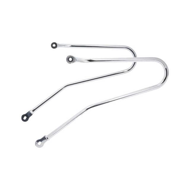 モートーン　サドルバッグサポート 左右 Thruxton/R/RS (16-24) Speed Twin 1200 (19-24) ポリッシュ　MCB009