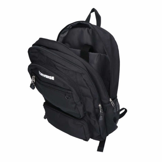 コンバース POLY 2POCKET BACKPACK M BLACK 18422000BKの通販はau PAY