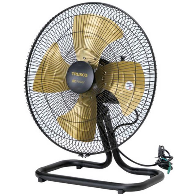 トラスコ中山　TRUSCO 全閉式工場扇 ジェネラルファン“DC省エネ” 据置きタイプ アルミハネ　DF45A