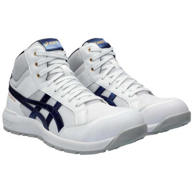 アシックス　ウィンジョブ CP218 ホワイト/ピーコート 27.0cm　1273A091.10127.0