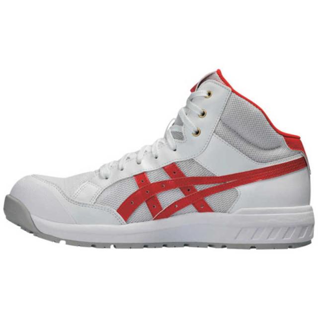 アシックス　ウィンジョブ CP218 ホワイト/クラシックレッド 27.0cm　1273A091.10027.0