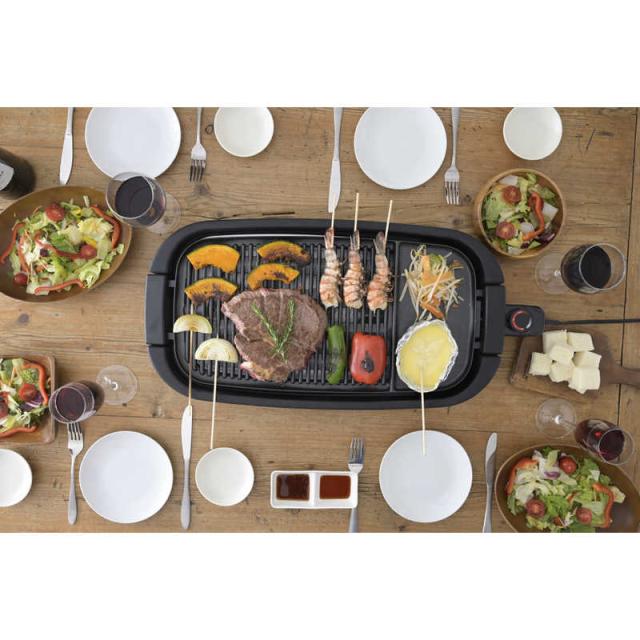 ヤマゼン　減煙焼肉グリル XGRILL GRANDE YAMAZEN ［プレート1枚］　YGMD-WX130_1