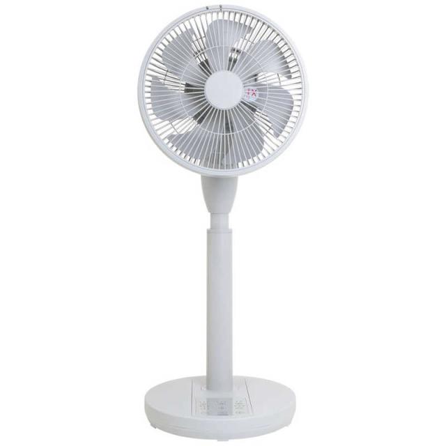 ヤマゼン　サーキュレーター扇風機 DCモーター搭載 (省エネタイプ) 23cm 7枚 PD仕様 リモコン付き ライトグレー　RLX-MP023-H_1