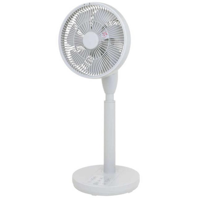 ヤマゼン　サーキュレーター扇風機 DCモーター搭載 (省エネタイプ) 23cm 7枚 PD仕様 リモコン付き ライトグレー　RLX-MP023-H_2