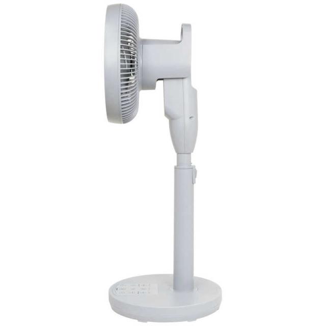 ヤマゼン　サーキュレーター扇風機 DCモーター搭載 (省エネタイプ) 23cm 7枚 PD仕様 リモコン付き ライトグレー　RLX-MP023-H_3