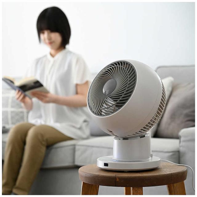 ヤマゼン　洗えるサーキュレーター DCモーター搭載 (省エネタイプ) 自動首振り機能あり PD仕様 〜30畳 リモコン付き グレージュ　RCRP-W018-C