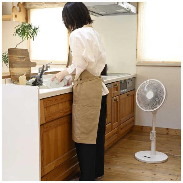 ヤマゼン　扇風機 DCモーター搭載 (省エネタイプ) 自動首振り機能あり 30cm 7枚 PD仕様 リモコン付き ホワイト　RLX-SAP030-W_9