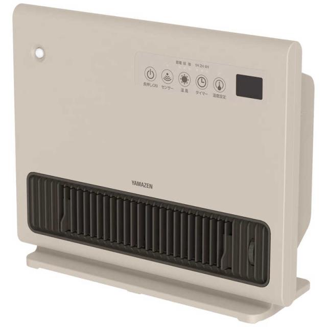 ヤマゼン　大風量セラミックファンヒーター 1200W 人感・温度センサー付き　YKDSF-VD121