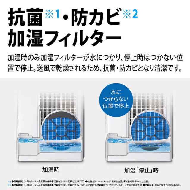 シャープ SHARP 加湿空気清浄機 プラズマクラスターNEXT 適用畳数：46