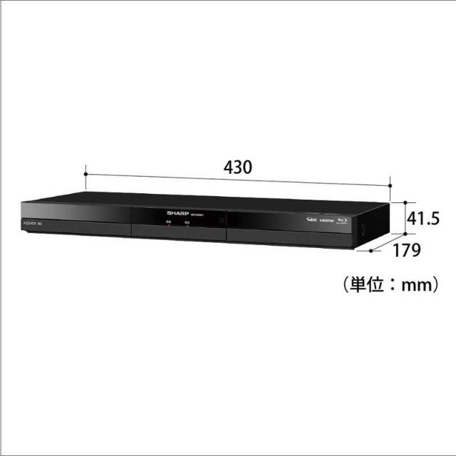 シャープ　SHARP　ブルーレイレコーダー AQUOS(アクオス) ［1TB /2番組同時録画］　2B-C10GW1