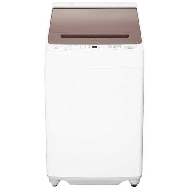 シャープ　SHARP　全自動洗濯機 ライトブラウン系 洗濯9.0kg　ES-GV9J-T（標準設置無料）の通販は 51,480円