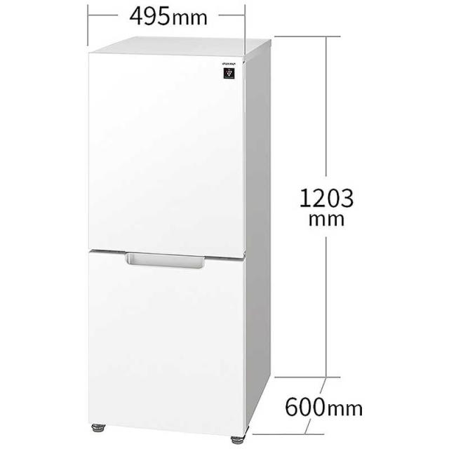SHARP 冷蔵庫 SJ-GD15G-W（2021年製） Amazon | シャープ SHARP ガラスドア 冷蔵庫 (幅49.5cm) 152L