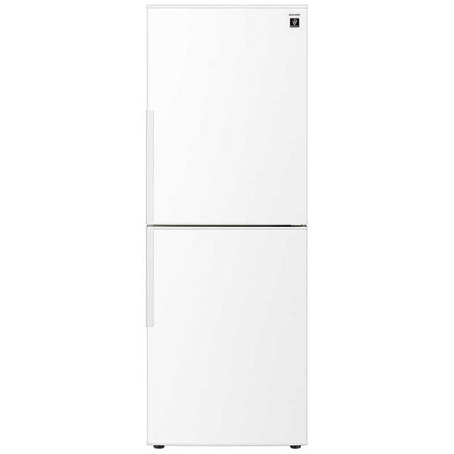 シャープ　SHARP　冷蔵庫 2ドア 280L 右開き プラズマクラスター アコールホワイト　SJ-PD28P-W（標準設置無料）