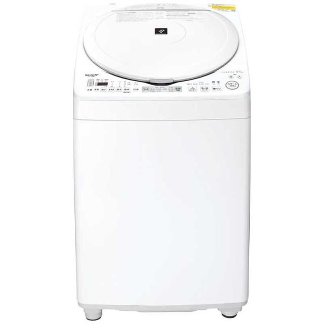 シャープ SHARP 縦型洗濯乾燥機 洗濯8.0kg 乾燥4.5kg ヒーター乾燥(排気