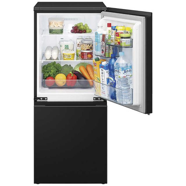 シャープ　SHARP　冷蔵庫 2ドア 152L 付け替え左右開き メガフリーザー 幅49.5cm マットブラック　SJ-TD15R-B（標準設置無料） シャープ SHARP 冷蔵庫 2ドア 152L 付け替え左右開き メガフリーザー